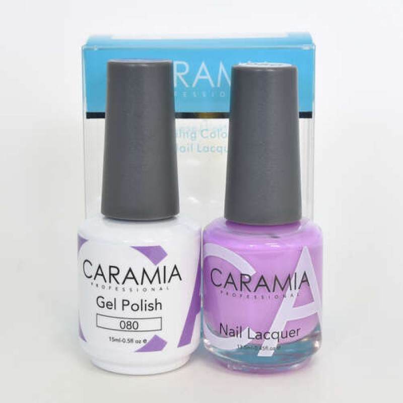 #080 Caramia Gel Polish & Nail Lacquer 0.5oz